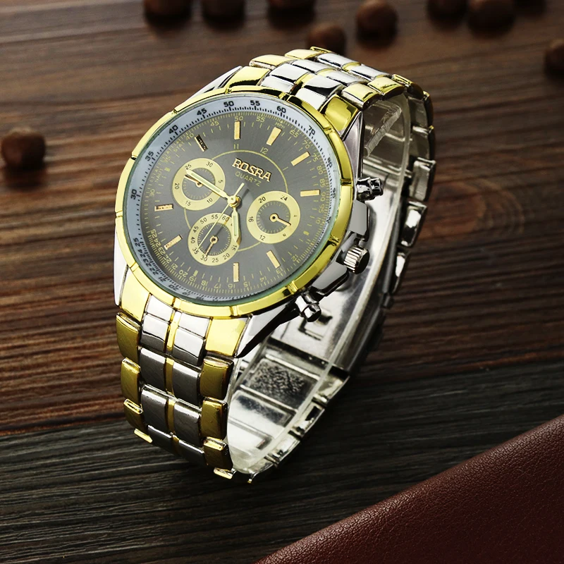 

Business Men's Watches Stainless Steel Band Men Watch Business Dress Wrist Watch Men Fashion Casual Quartz montre homme 2019