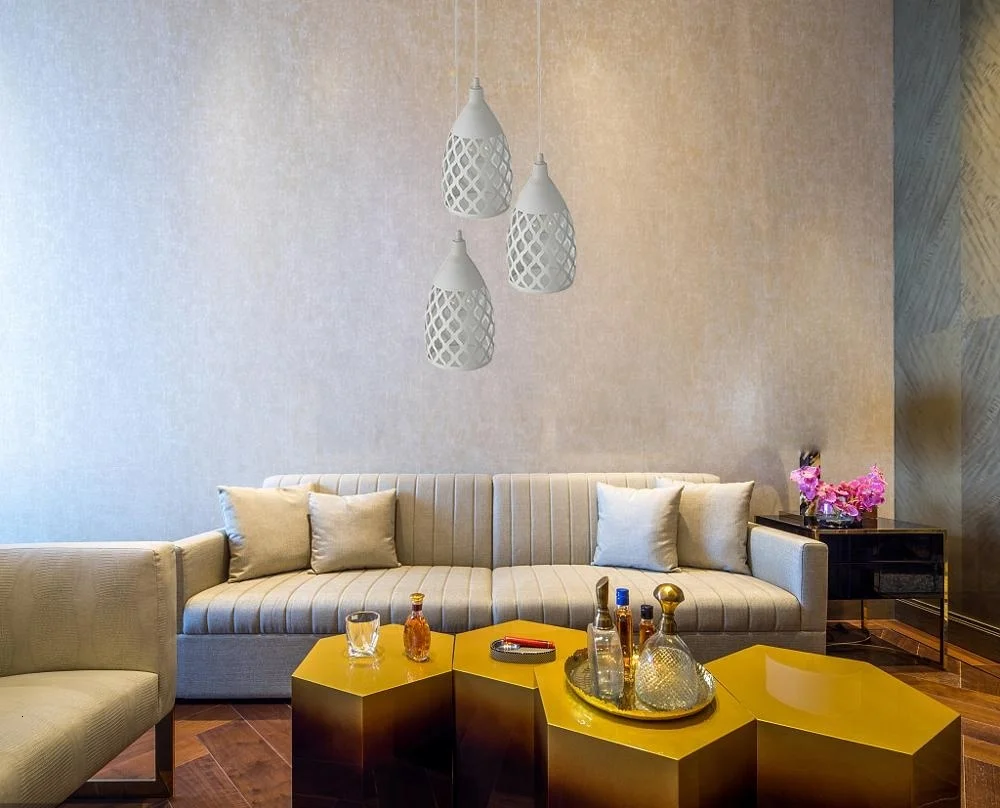 Пост модерн металлический Железный декоративный внутренний отель лобби