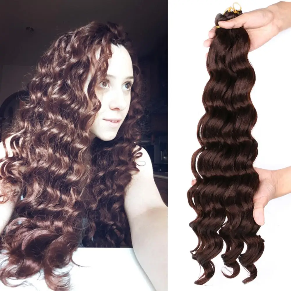 DAIRESS 20 &quotокеанская волна вязанные крючком объемные пряди для волос косички
