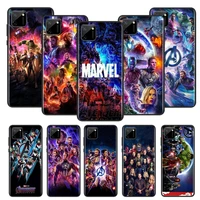 marvel the avengers for oppo realme c2 c3 c11 c15 c17 x2 x3 x7 xt narzo 20 superzoom pro black phone case