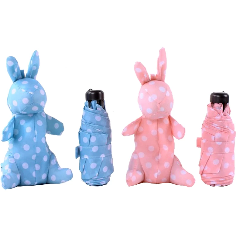 Суперлегкий Карманный Зонт 200 г маленький зонтик от дождя женщин кролика