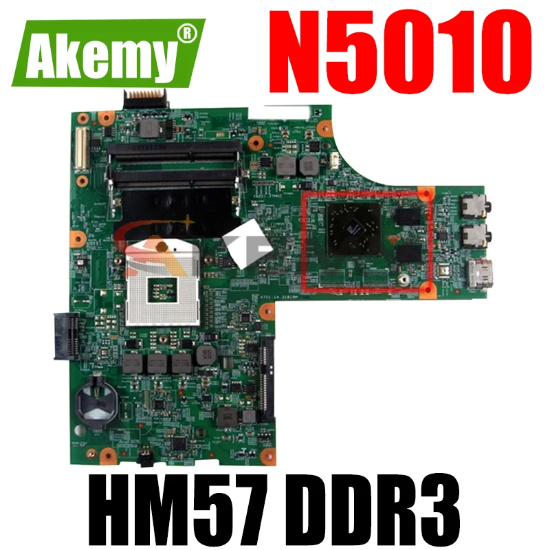N5010 материнская плата для ноутбука CN 06V89F 0VX53T DELL Insprion 15R 48.4HH01.011 HM57 DDR3 100% Тесты
