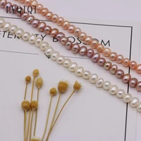 real natural freshwater pearl beads nearly round loose pearls for diy craft charm bracelet necklace jewelry accessories making