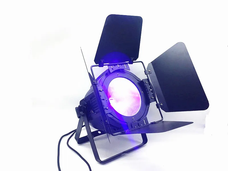 LED Par COB 200 Вт с дверью сарая высокой мощности алюминиевый корпус сценическое