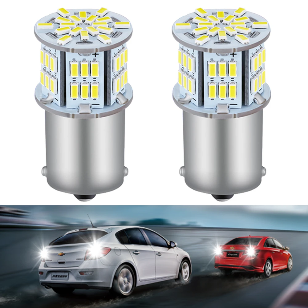 2x Led 1156 P21W Canbus BA15S лампа заднего хода для Nissan Qashqai Almera Juke Tiida X Trai J11 2019 автоматическое