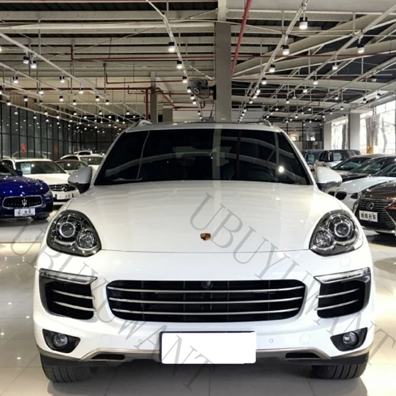 Для Porsche Cayenne 2014 2015 2016 2017 ABS автомобиля передний 3D бампер сетки вентиляционное