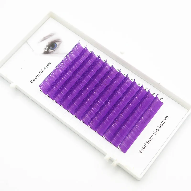 Новые Накладные ресницы C/D0.07/0.1mm 8/15mm королевский