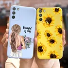 Чехол для Xiaomi Poco M3, PocoM3, мягкий тонкий цветной чехол с цветами 6,53 дюйма, чехлы для телефонов Xiaomi Poco M3, полный Чехол, сумки, бампер