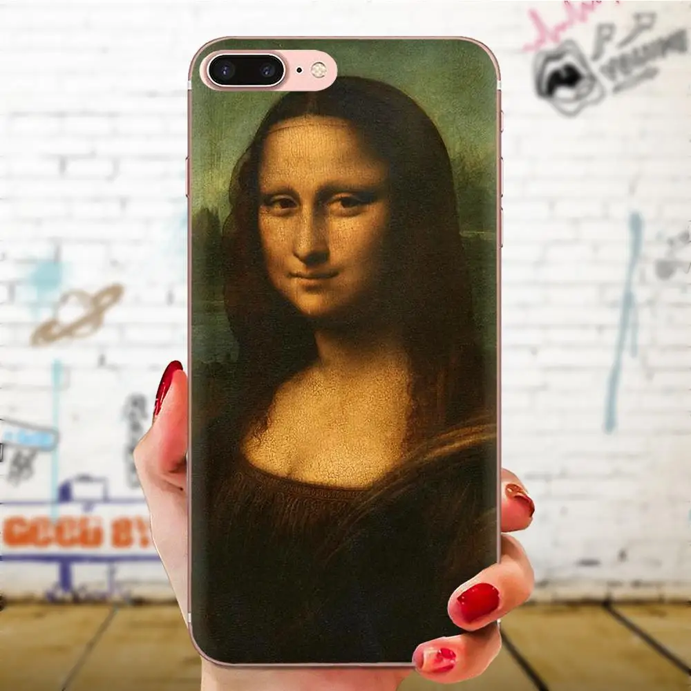 TPU Skin Painting For Samsung Galaxy Note 5 8 9 S3 S4 S5 S6 S7 S8 S9 S10 5G mini Edge Plus Lite Mona Lisa | Мобильные телефоны и