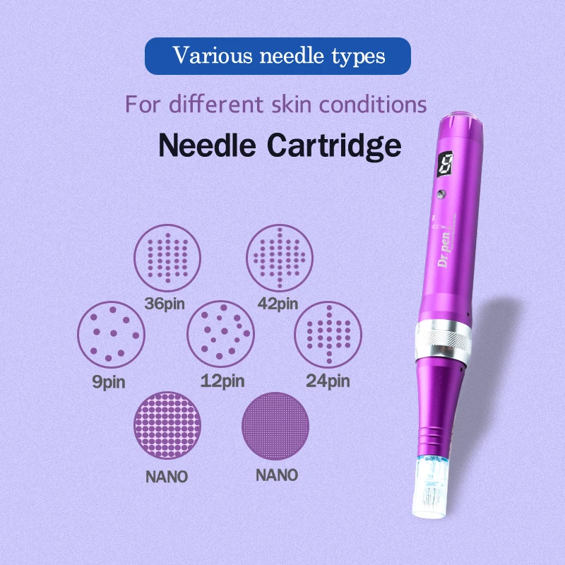 Беспроводной ролик для мезотерапии лица DARSONVAL X5 Dr.Pen профессиональный уход за
