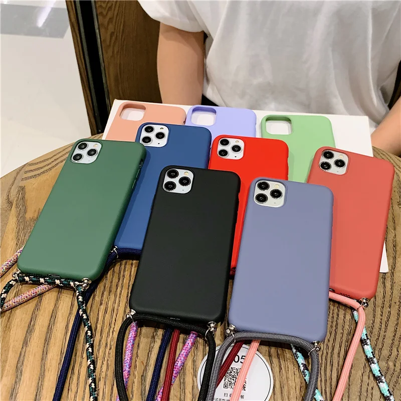 Чехол для телефона карамельного цвета iPhone 11 Pro Max жидкий силикон однотонный
