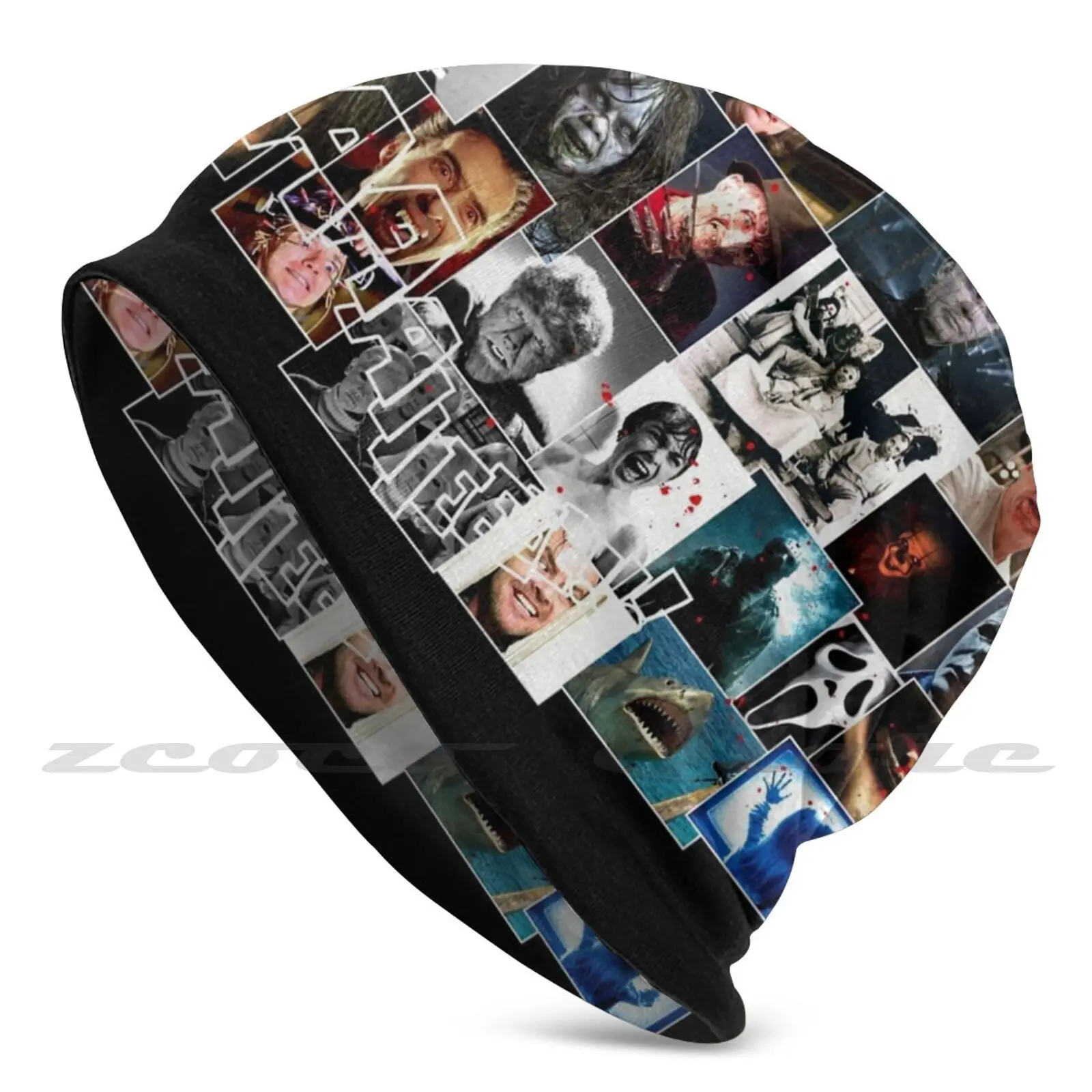 

Horror Movies Scenes Face Knit Hat Hedging Cap Soft Elasticity Outdoor Sports Leisure Horror Blood Drops Terror Movies Horror