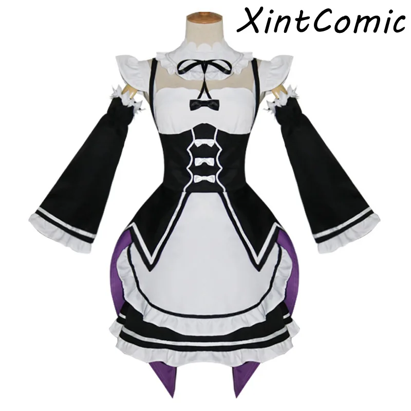 Рождественское платье для костюмированной вечеринки Re Zero Kara Hajimeru Kawaii Isekai Seikatsu Ram u