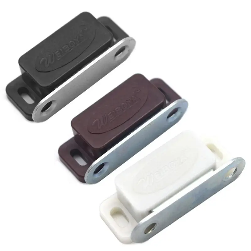 10Pcs Mini Plastic Cabinet Magnetic Catch Lock Latch Door Shutter Stopper Damper Buffers for Home Kitchen Furniture Cupboard |