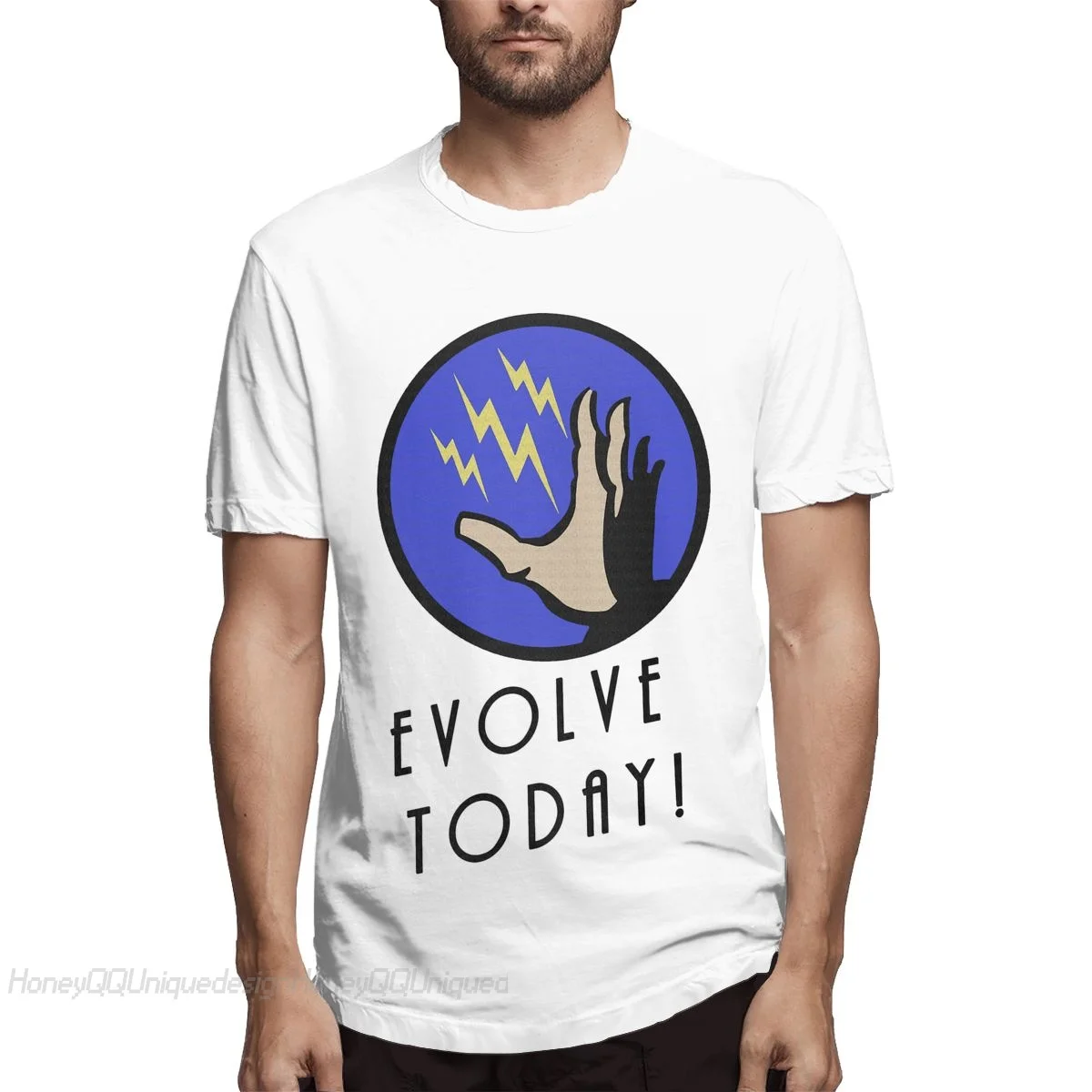 

Мужская футболка Электро Болт аниме одежда рубашка дизайн BioShock стрельба игра Джек Приключения хлопковая футболка