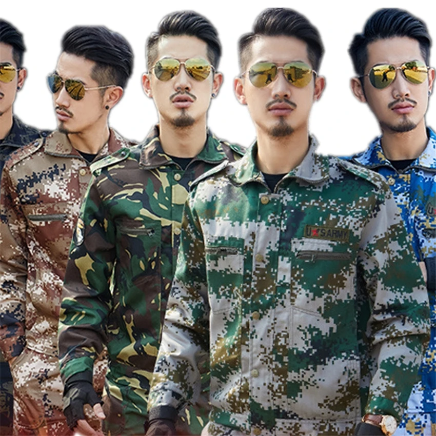 Тактическая одежда военный армейский костюм ACU мужской и женский Камуфляжный