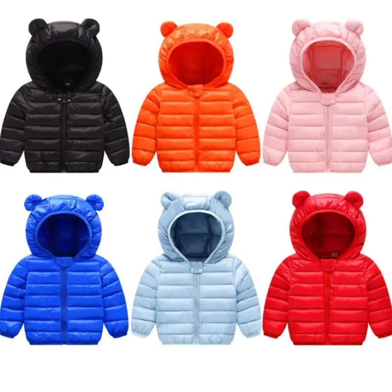

Baby Girls Hooded Down Jackets For Kids Coats Autumn Boys Cartoon Warm Jacket Coat Toddler Girl Jacket Outerwear