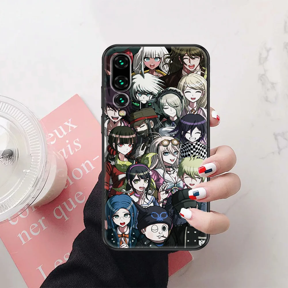 Чехол для телефона Danganronpa monokuma Mioda Ibuki Huawei P Mate P10 P20 P30 P40 10 20 Smart Z Pro Lite мягкий черный