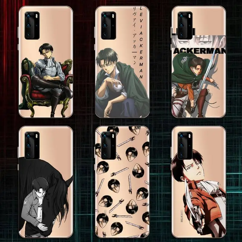 

Attack On Titan anime Phone Case Transparent for Huawei honor A X V 9 8 10 20 I S max note pro mate lite