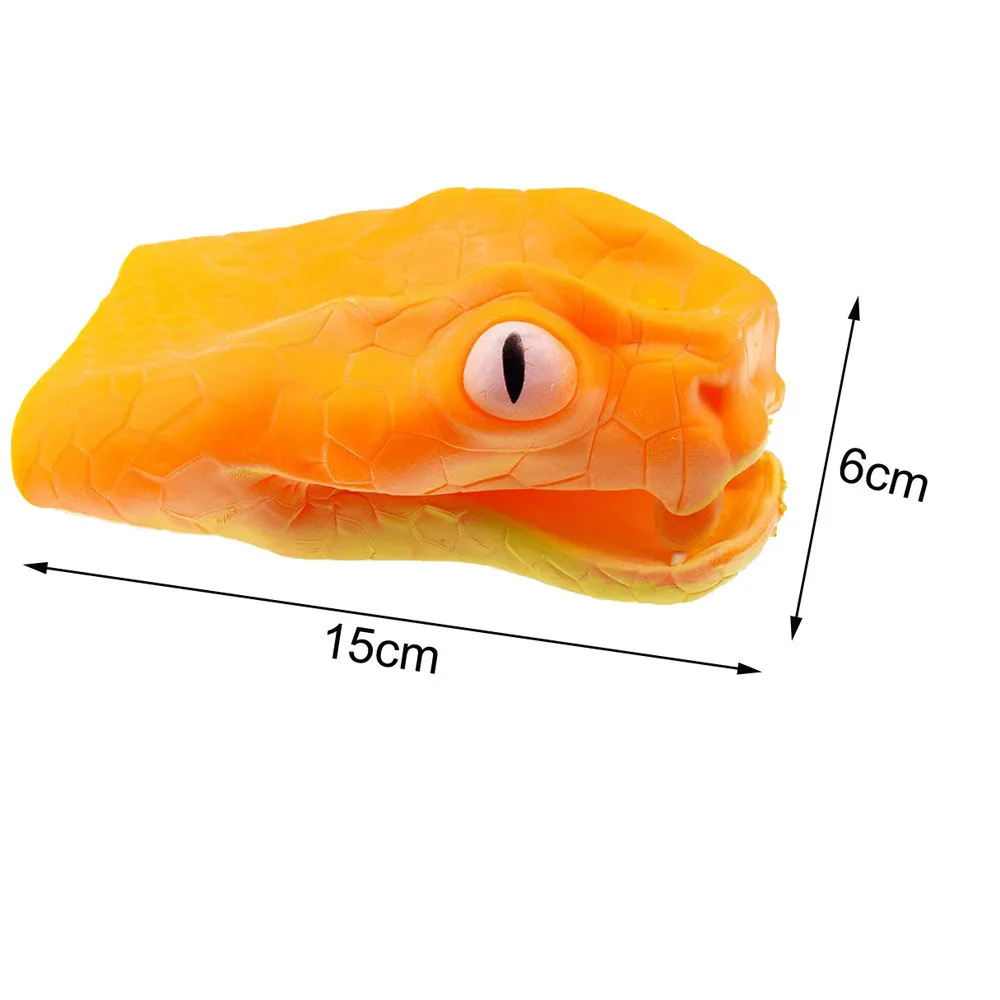 Кобра животные ручная кукла детские игрушки силикагель пародия реквизит 2 шт.