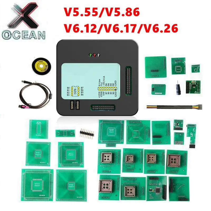 Автомобильный программатор ECU V6.26 металлическая коробка XPROG V5.55 V5.86 V6.17 Xprog 5 86 6 12