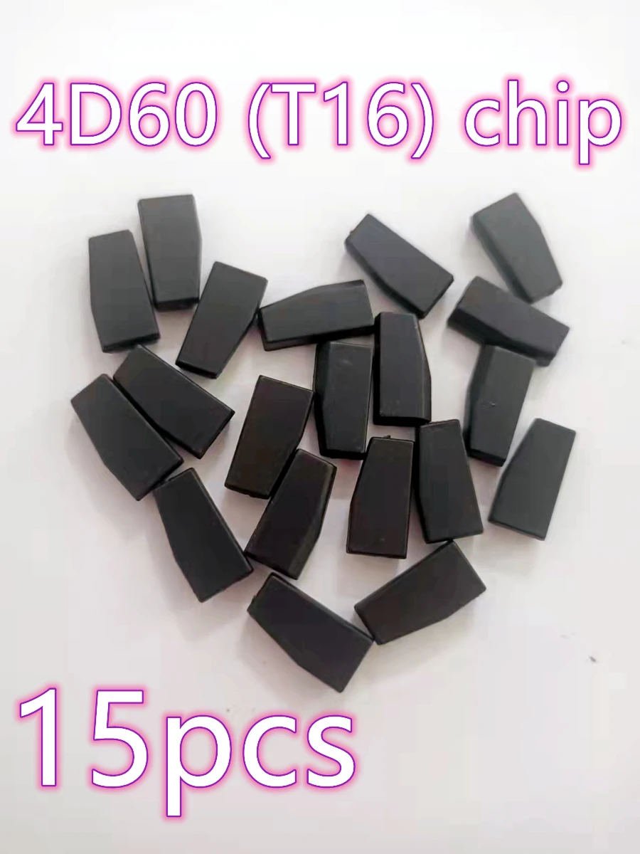 

black CHIP ID4D60(T16)Chip After Market Carbon Transponder (80bit) 4D60 ceramic Chip 15pcs/lot