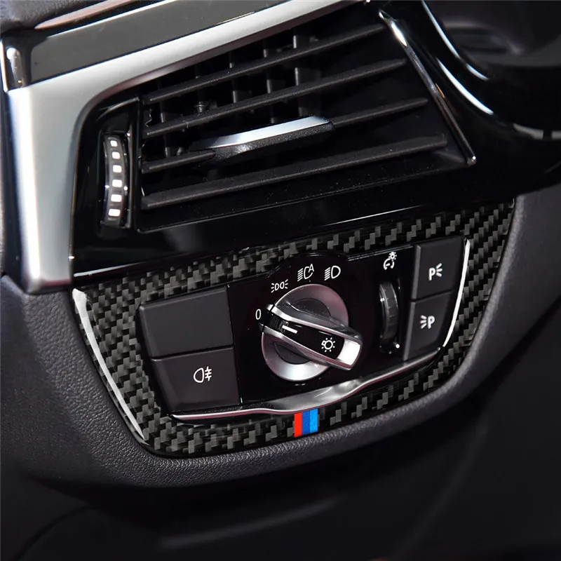 Подходит для BMW 5 серии G30 X3 G01 автомобильные аксессуары рамка переключателя фары M