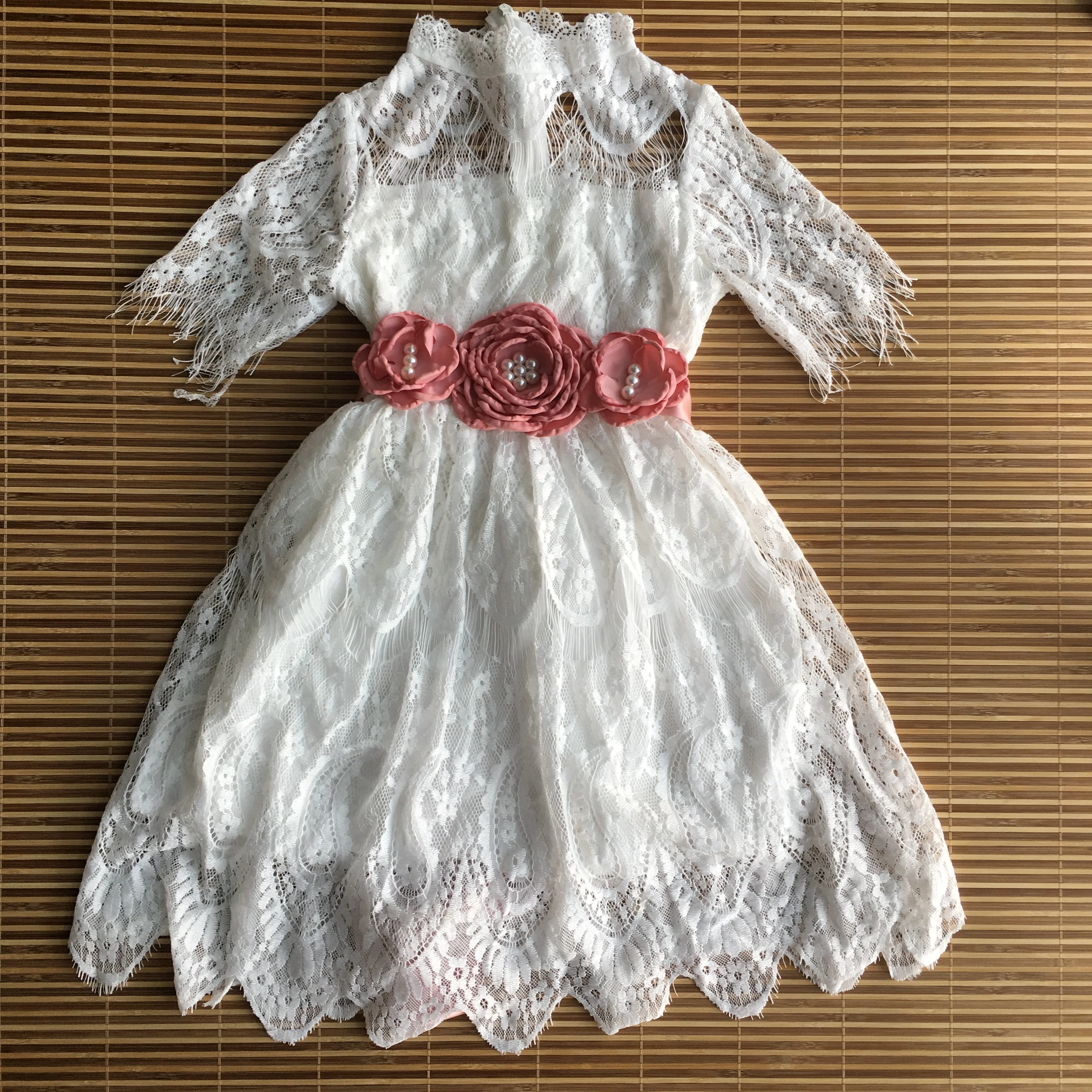 Детское платье с цветочной вышивкой яркое Цветочное для детской вечевечерние |