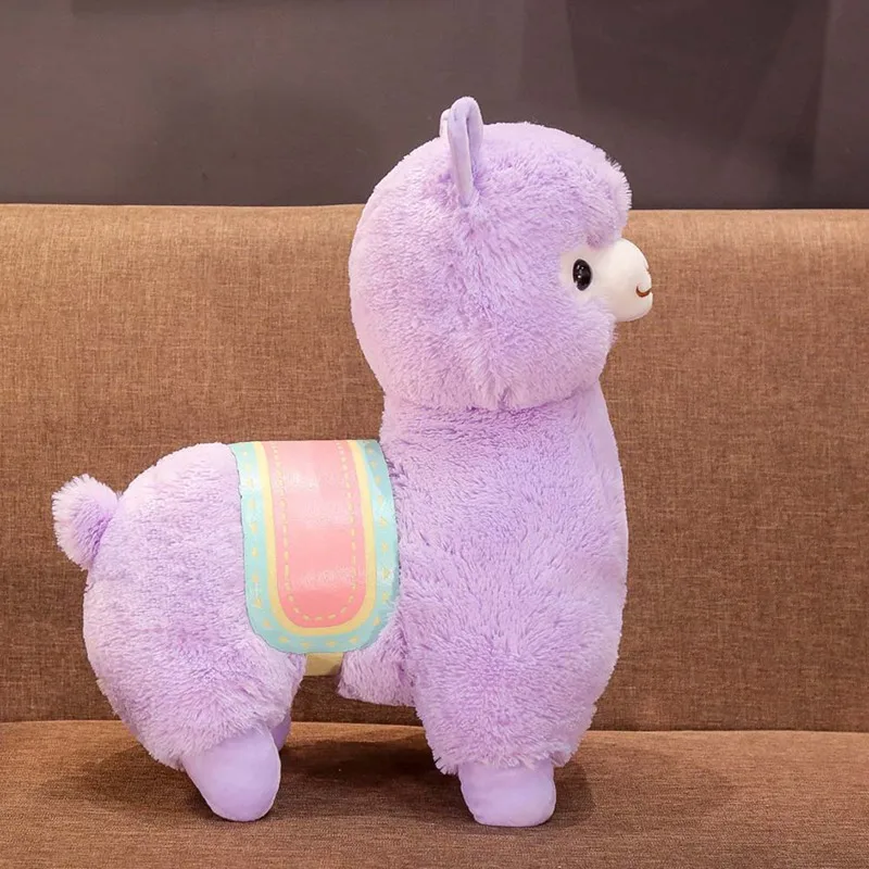

35CM Cute Cartoon Alpaca Plush Toy Pillow Stuffed Dolls for Children High Quality Soft Cotton Animals Birthday Gift