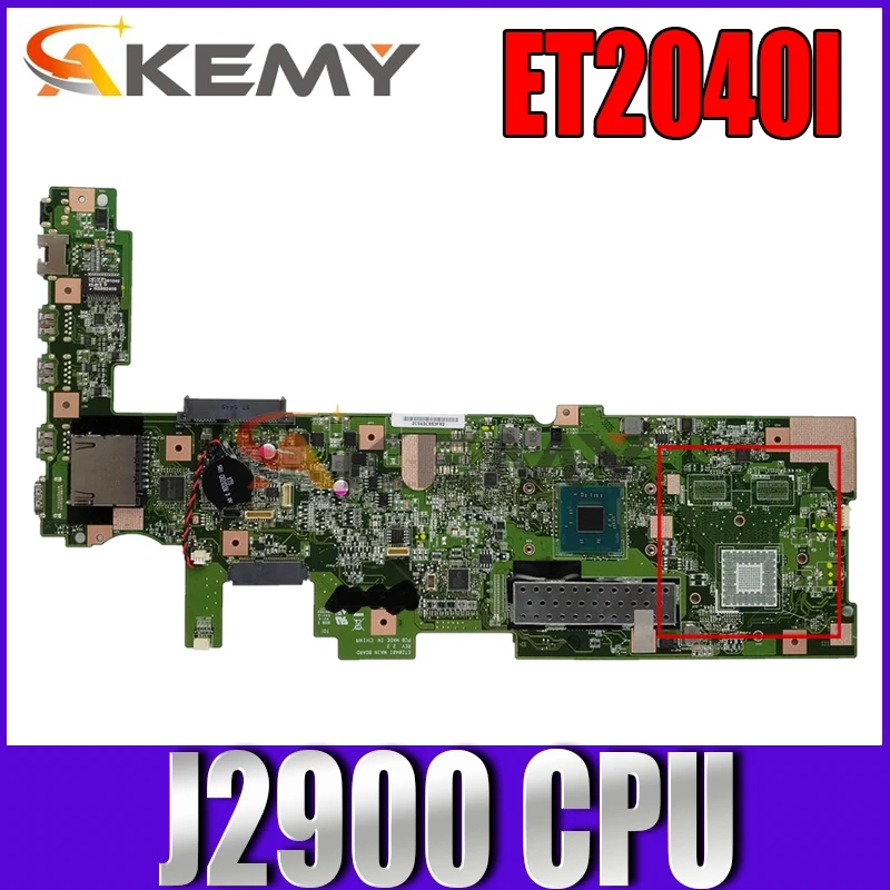 

Akemy ET2040I Laptop motherboard for ASUS ET2040I original mainboard Pentium J2900 CPU GM