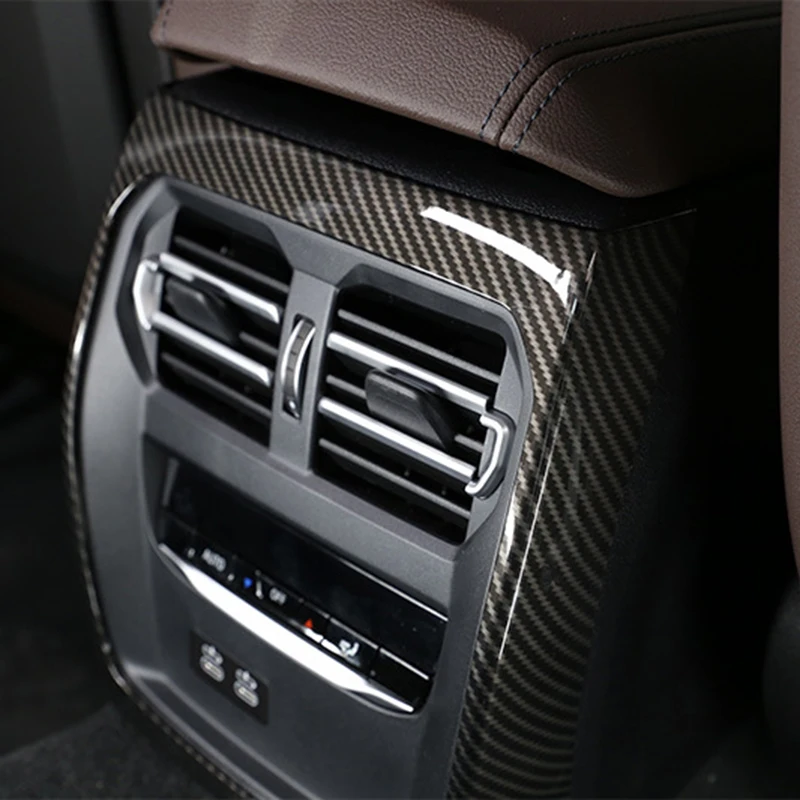 

Air Vent Frame Trim ABS Chrome Car Rear Air Vent Frame Trim Accessories for 3 Series G20 G28 325 2019 2020