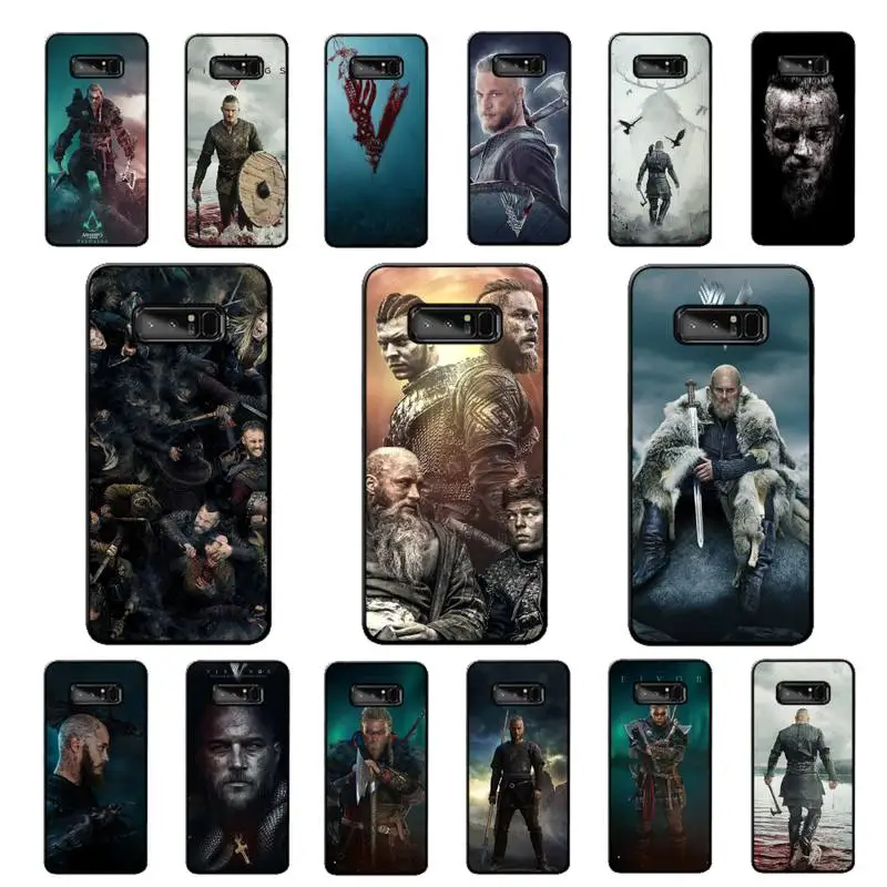 

Yinuoda Vikings Ragnar Lothbrok Phone Case for Samsung Note 5 7 8 9 10 20 pro plus lite ultra A21 12 02