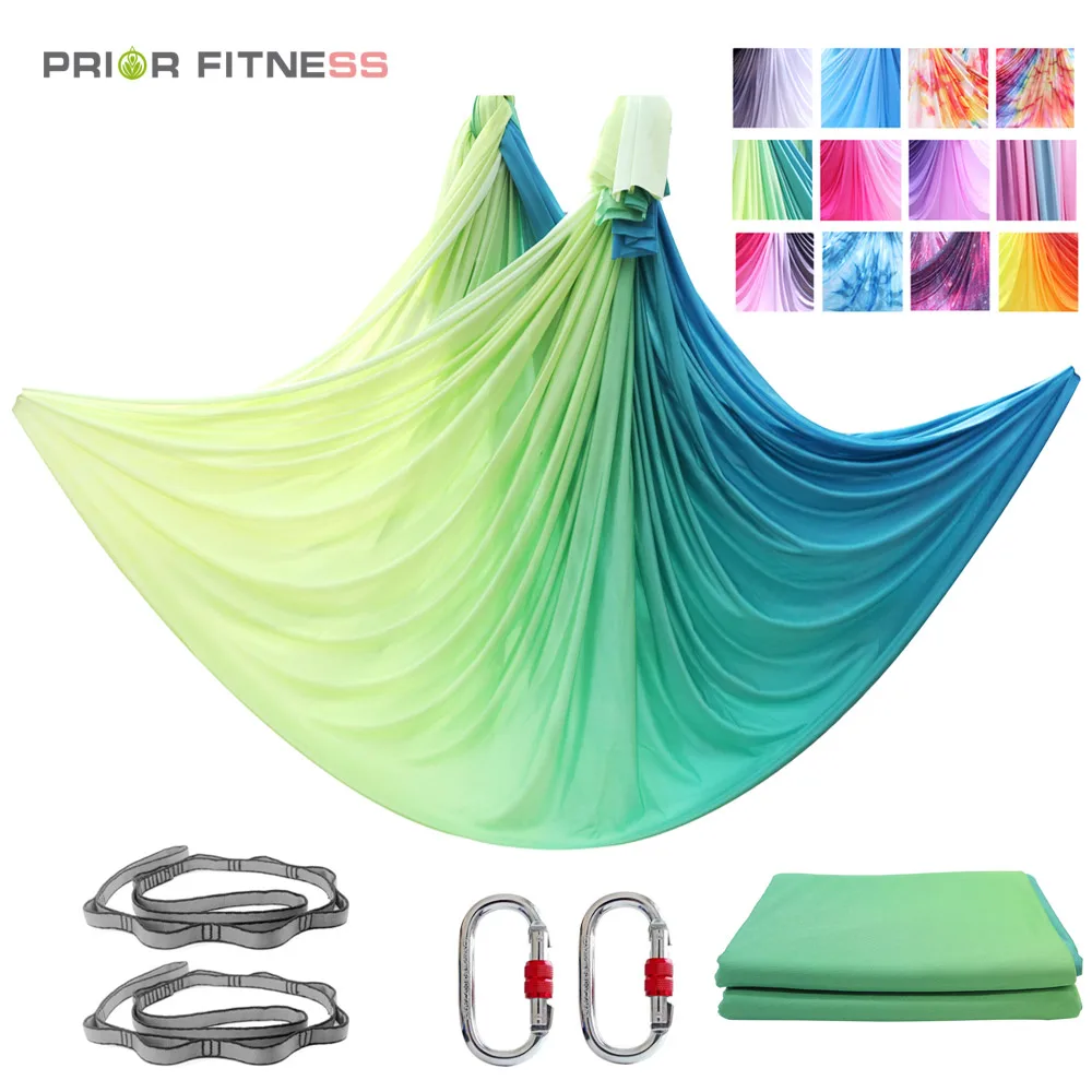 

Printed Aerial Yoga Hammock Set with Rigging Equipment - 6 Meters/6.5 Yards【Medium stretch color fabric】