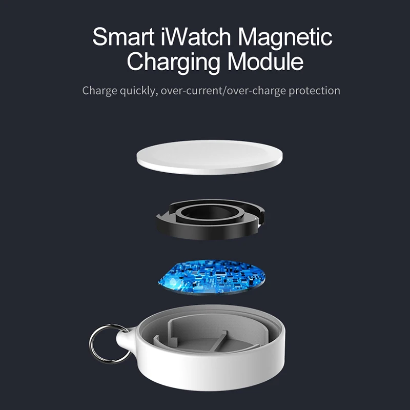 Magnetic Wireless Charger For Apple Watch 1 2 3 4 Charging Portable USB Dock Station I | Электроника