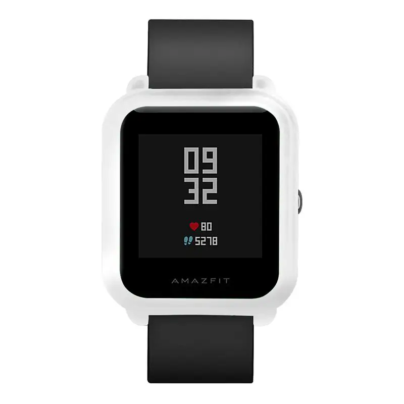 Мягкий силиконовый чехол для Huami Amazfit Bip Youth Watch белый | Электроника