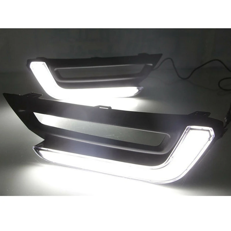 

Car LED DRL Front Daytime Running Light Fog Turn Lamp Set for Honda CRV CR-V 17-18