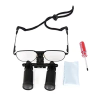 metal frame medical loupes 6 0x r binocular magnifier dental surgical magnifying glasses