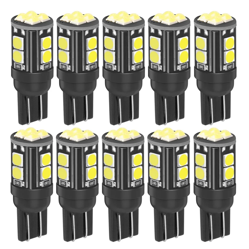 10 шт. 2020 Новый T10 W5W WY5W 168 921 2825 супер яркий светодиодный автомобиля для Чтения Купол