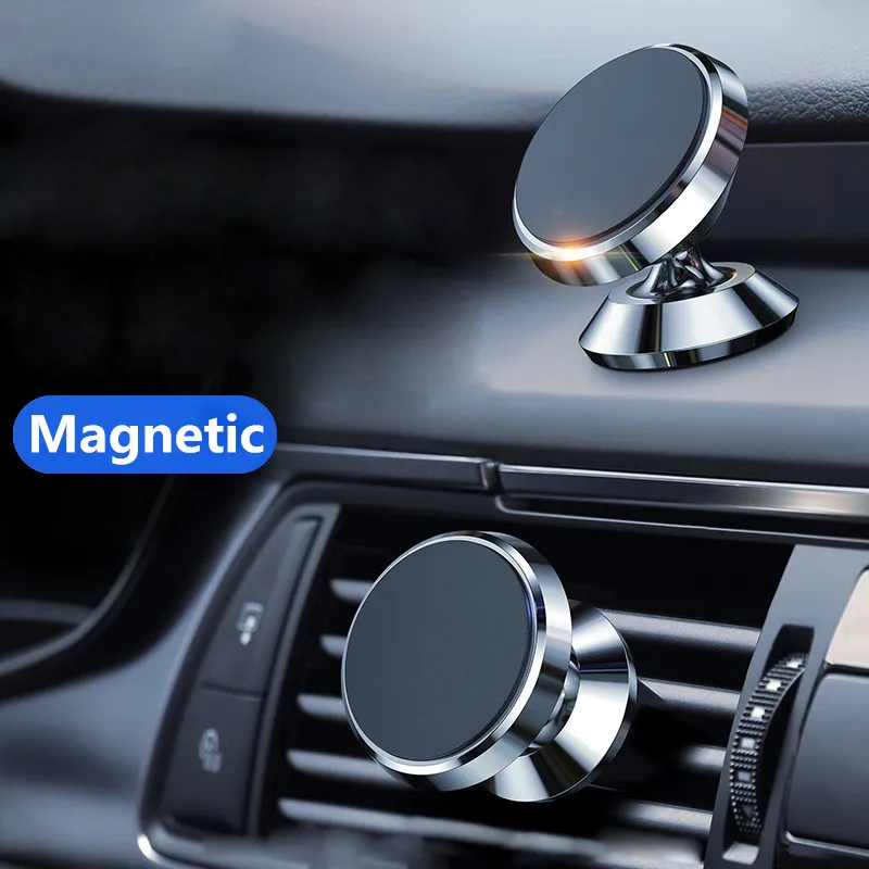 

360 Universal Air Vent Stand Magnetic Car Phone Holder for iphone X 11 8 7 Xiaomi Samsung Magnet Mount Car Holder for Cell Phone