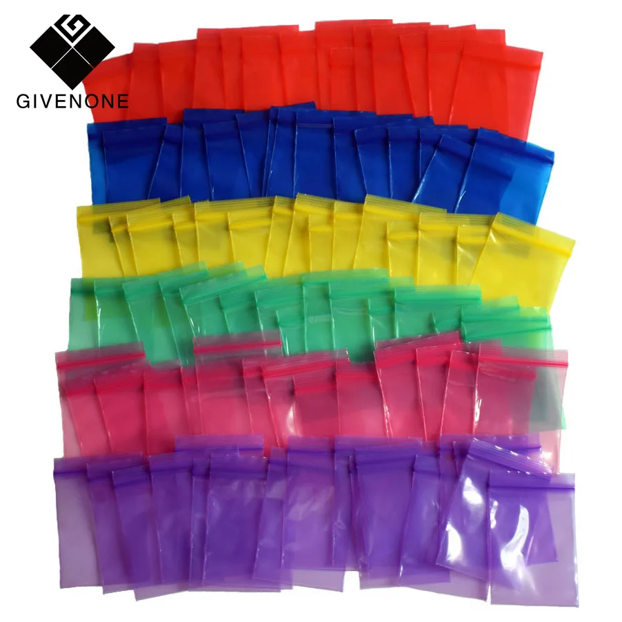 Многоцветная упаковка для ресниц сумка на молнии полиэтиленовый пакет идея