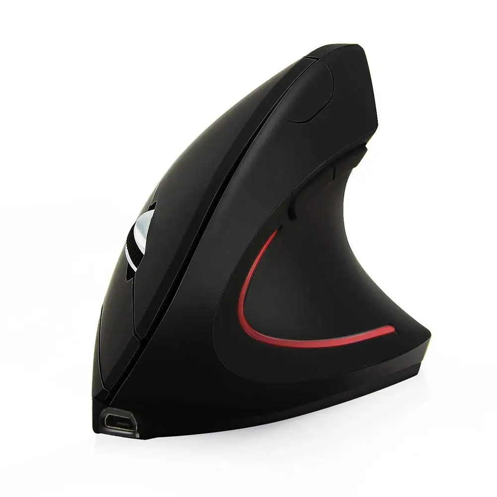 

1 Pcs Wireless Vertical Ergonomic Optical Mouse Rechargeable Mouse with USB for Laptop PC