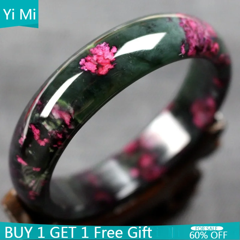 

Natural Color Peach Blossom Jade Bracelet Fashion Women Jewelry Charm Round Jadeite Bangle Gift Jade Bracelet