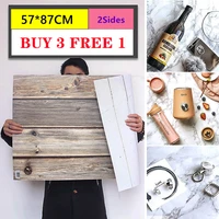 5787cm 2sides photo wallpaper waterproof marble wood props for phot studio to shoot newborn baby food jewelry%ef%bc%88buy 3 free 1%ef%bc%89
