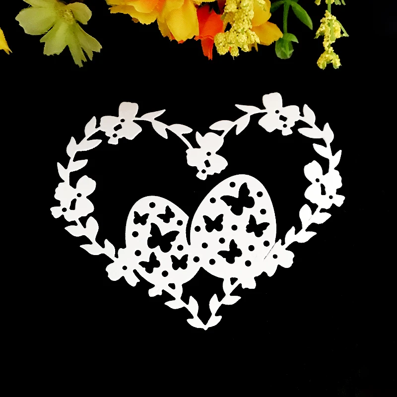 

SHINECRAFT metal cutting dies cut die mold Easter heart Lucky Egg Scrapbook paper craft knife mould blade punch stencils dies