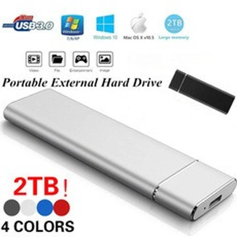 

Твердотельный накопитель M.2 SSD, портативный накопитель USB 3,0 емкостью ТБ