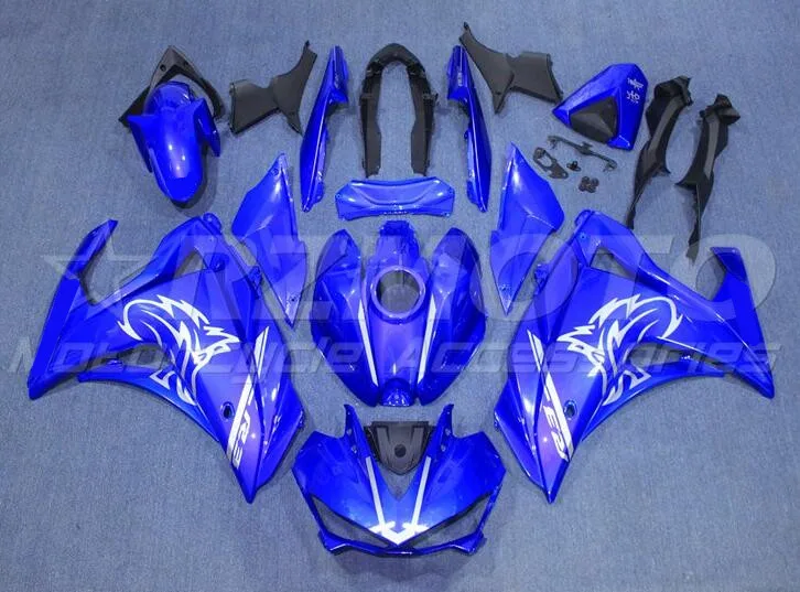 

High Quality New ABS Fairings Kit Fit for YAMAHA YZF- R3 R25 2015 2016 2017 2018 15 16 17 18 Bodywork set blue glossy