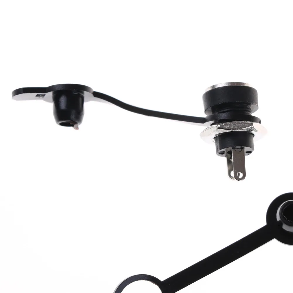 2 шт. 12 В 3 А штекер питания постоянного тока + гнездо водонепроницаемый с гайкой