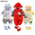 Комбинезон для новорожденных; Зимний теплый комбинезон с капюшоном из бархата; Одежда для малышей; Зимний комбинезон для мальчиков и девочек; Комбинезоны для младенцев; Coa