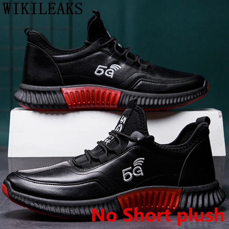 Мужская повседневная обувь лидер продаж мужские зимние кроссовки кожаная