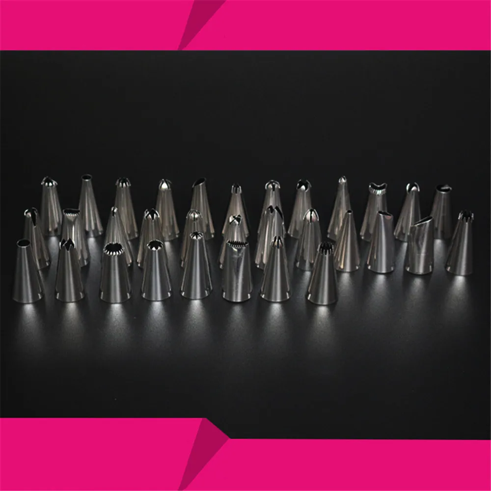 Кондитерский мешок с насадками из нержавеющей стали 49 шт./компл. |